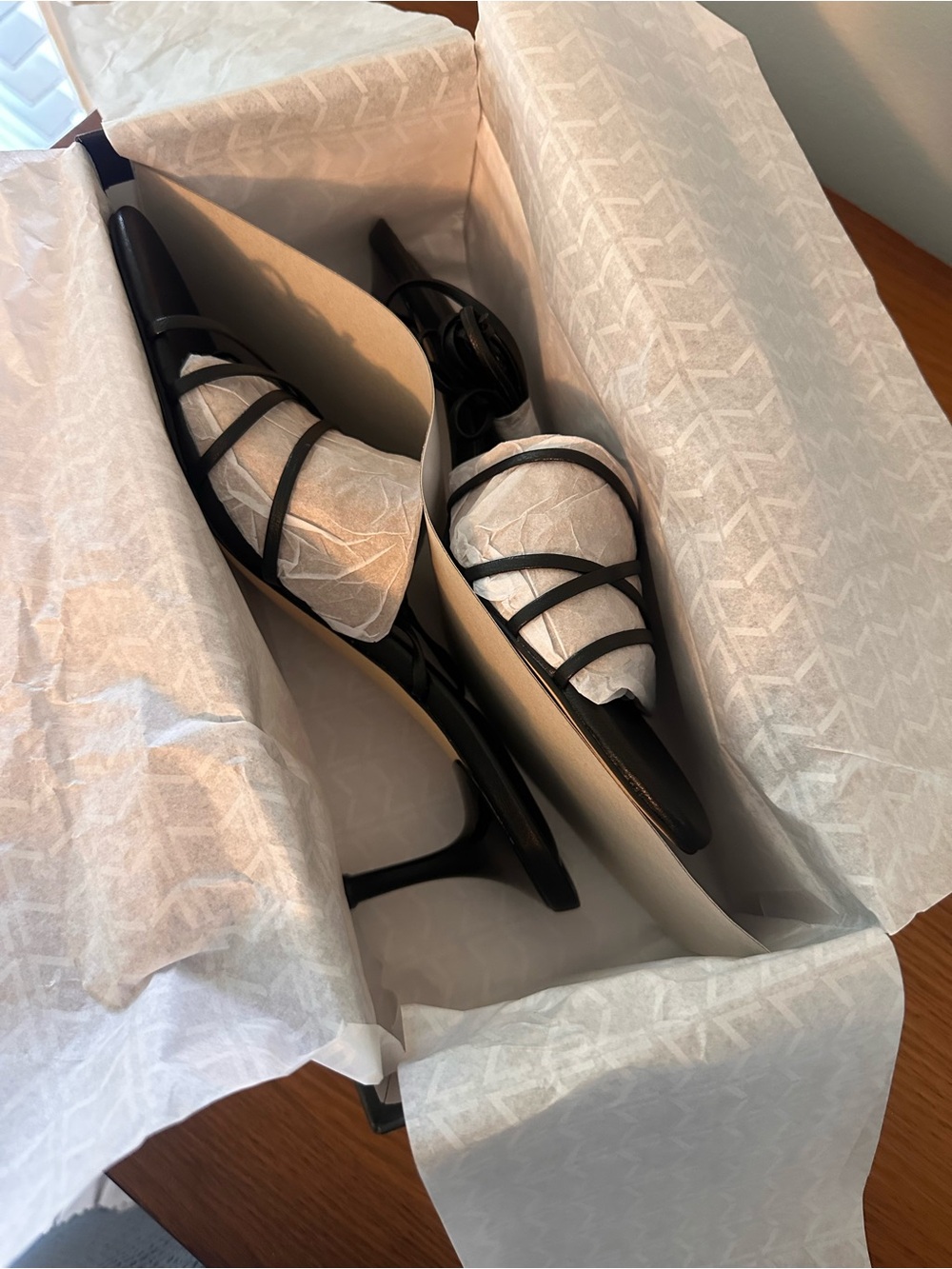Marc Fisher Black Strappy Heeled Sandals